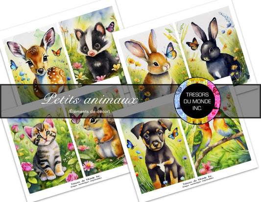 Eléments de décor - Petits animaux - Usage perso
