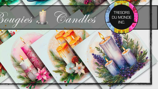 Chandelles - Image numérique solo haute résolution - Usage commercial et perso
